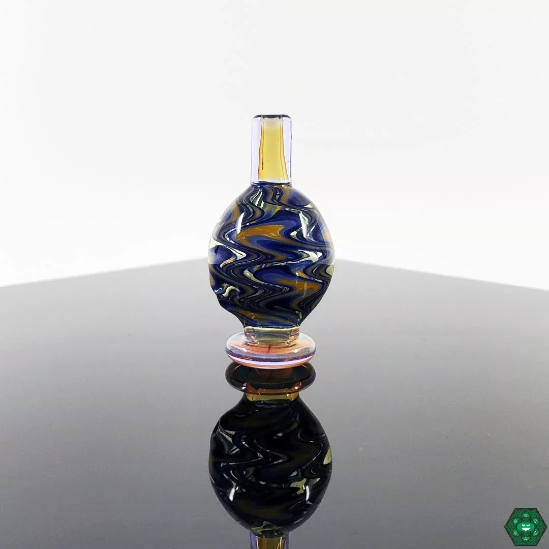 Bhomb Bhomb Glass Bubble Caps – Stylish Wig-Wag Design for Smooth Airflow