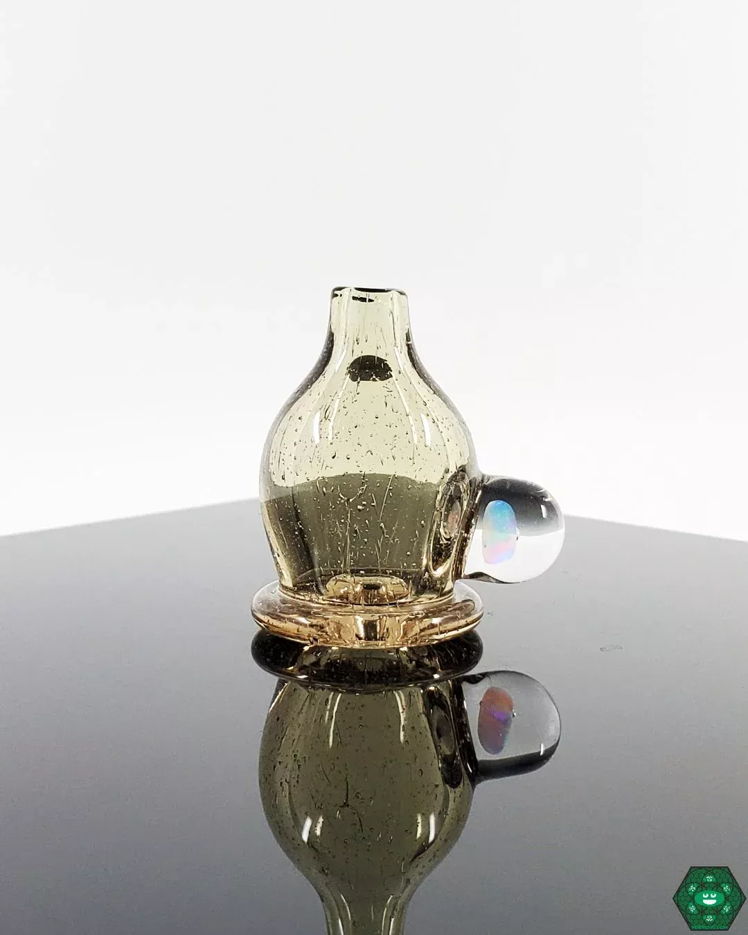 Bigfoot Glass Opal Bubble Cap – Elegant Opal Accent for Enhanced Dabbing