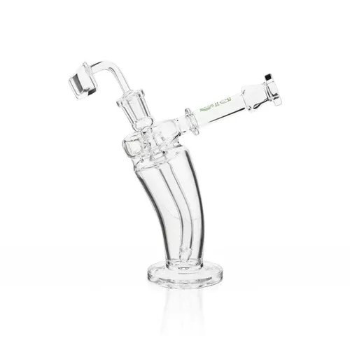 BIO - 8" Mechanix Bent Bubbler - Green