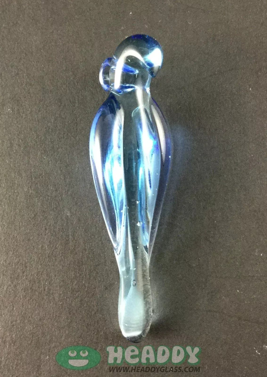 Bishop Falcon Pendant | Unique Blue Dream Design | Signed Glass Art
