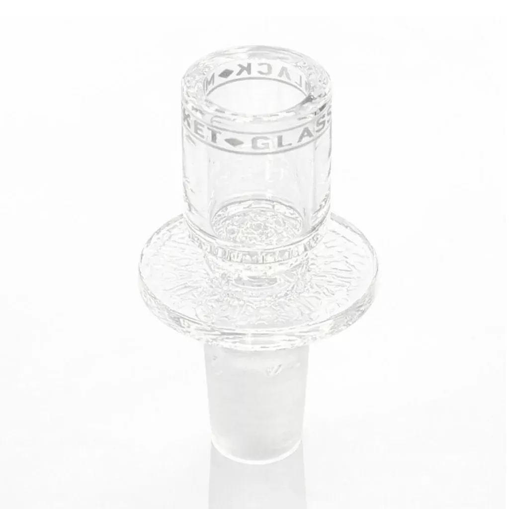 Black Market Glass Quartz Bowl – Donut-Ready Design