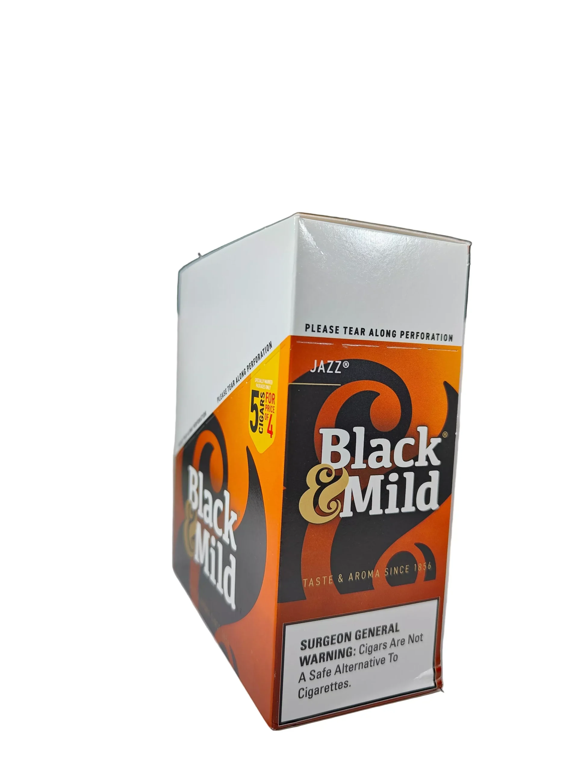 Black & Mild Tipped Cigarillos - 10 Count Box of 5 Packs