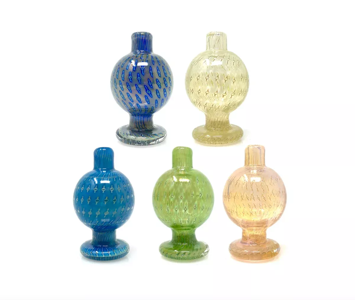 Black Sheep Glass Bubble Dichro Bubble Cap (Assorted Colors)