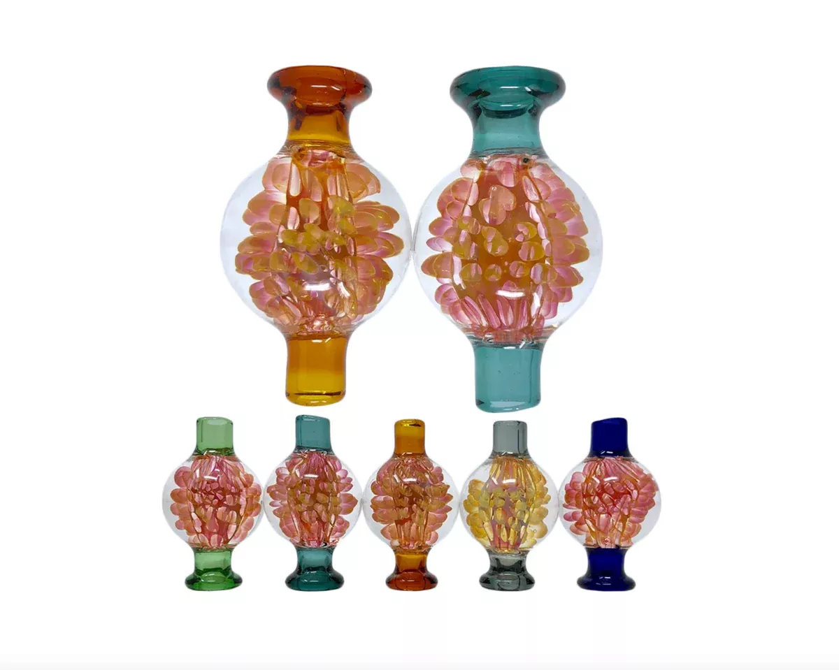 Black Sheep Glass Crystal Scale Bubble Cap (Assorted Colors)