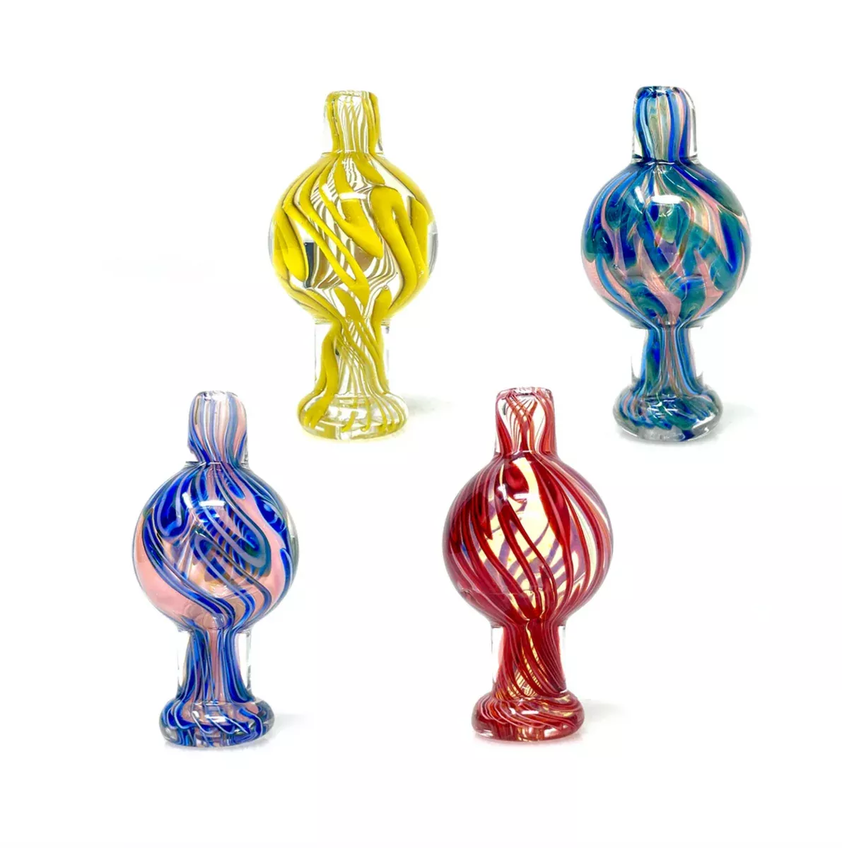 Black Sheep Glass Dichro Airflow Bubble Cap (Assorted Colors)