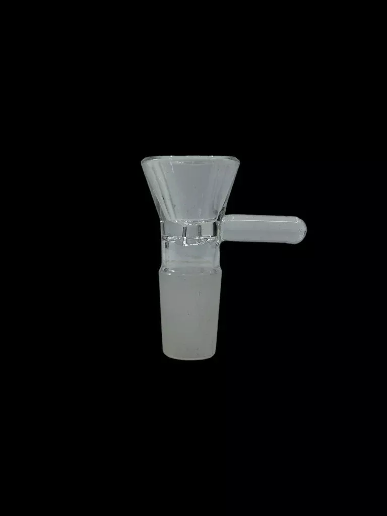 Black Sheep Glass Funnel Bowl with Handle – Premium 14mm Male Joint