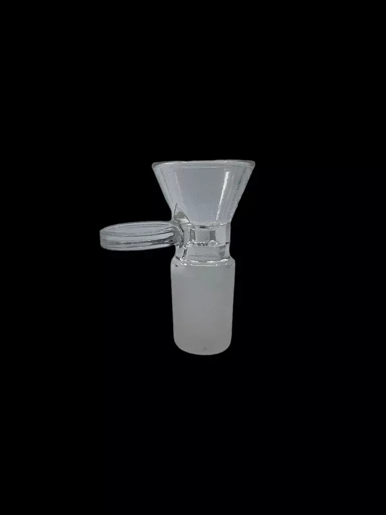 Black Sheep Glass Funnel Bowl with Paddle – 14mm Male Joint Slide for Bongs