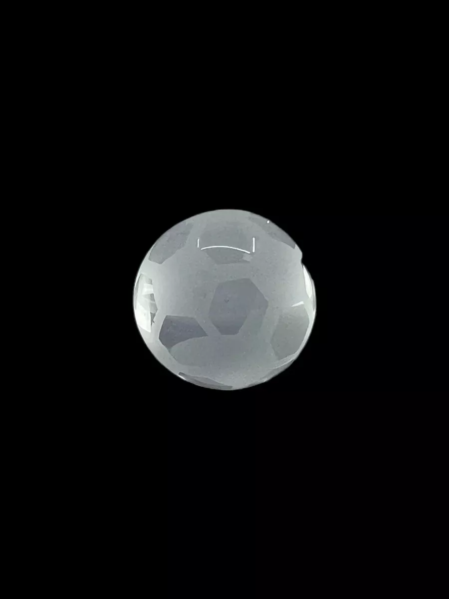 Black Sheep Glass Soccer Ball Marble – Handcrafted Glass Marbles in Assorted Sizes