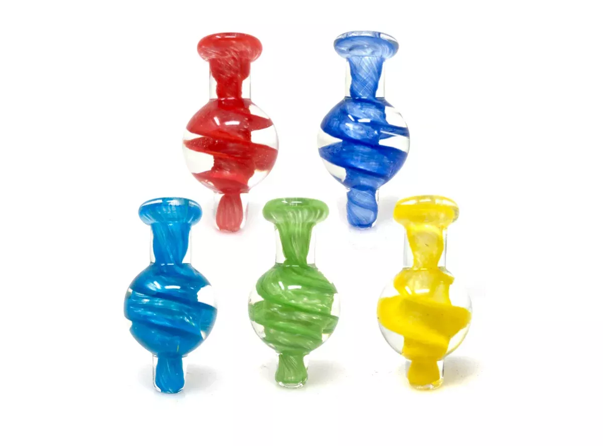 Black Sheep Glass Spiral Airflow Bubble Cap (Assorted Colors)