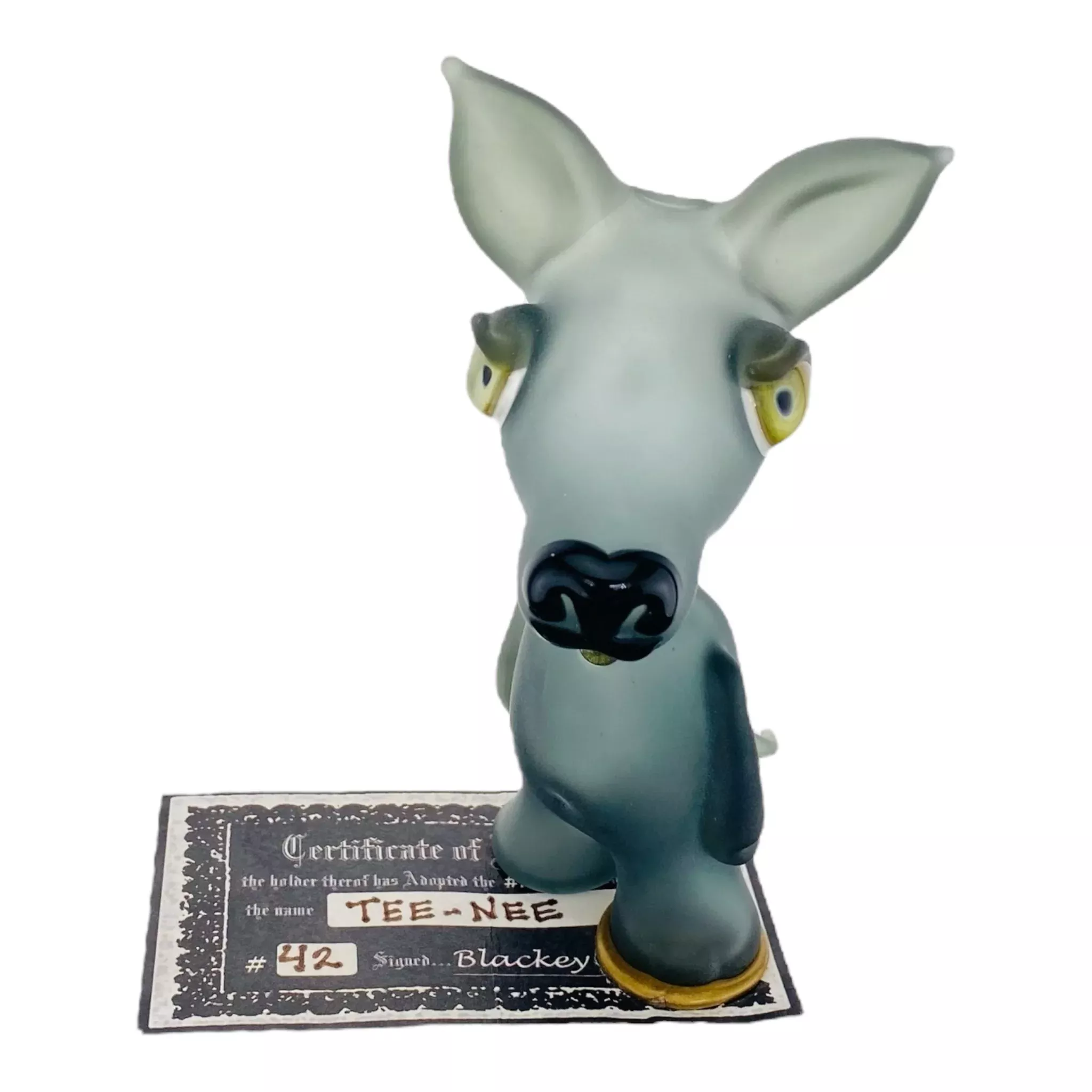 Blackeye Glass "Tee-Nee" Glass Dog Hand Pipe