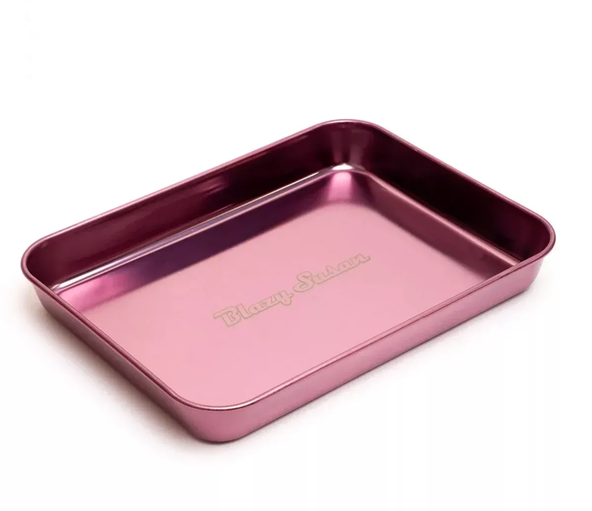 Blazy Susan Metal Rolling Trays - Stylish, Durable Rolling Surface (Assorted Colors)