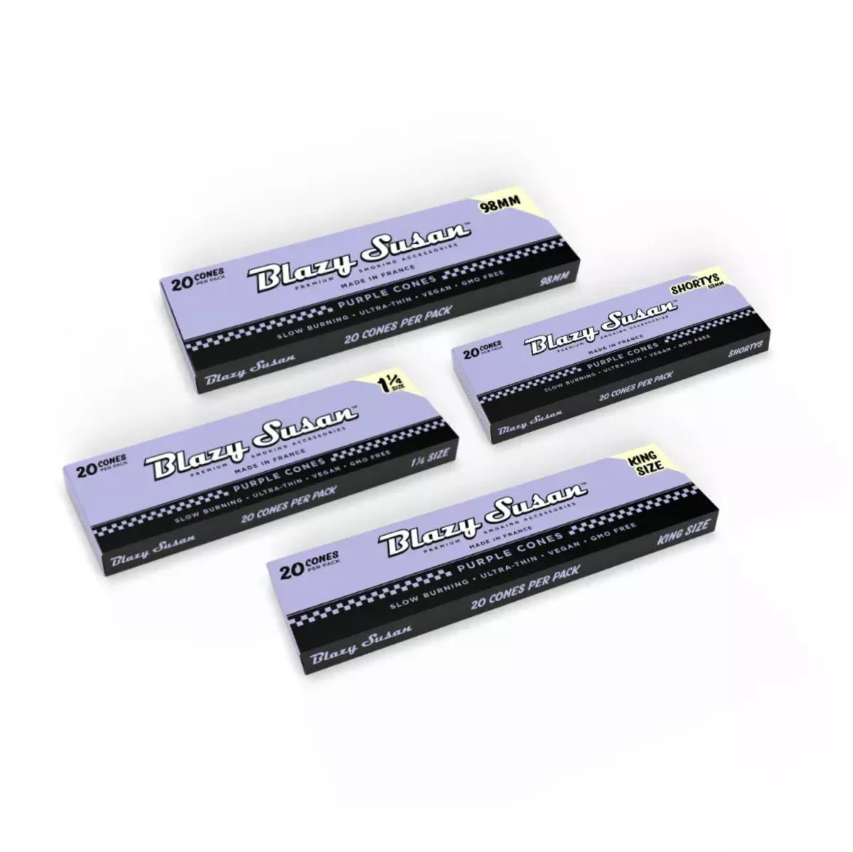 Blazy Susan Purple Pre-Rolled Cones | 20ct