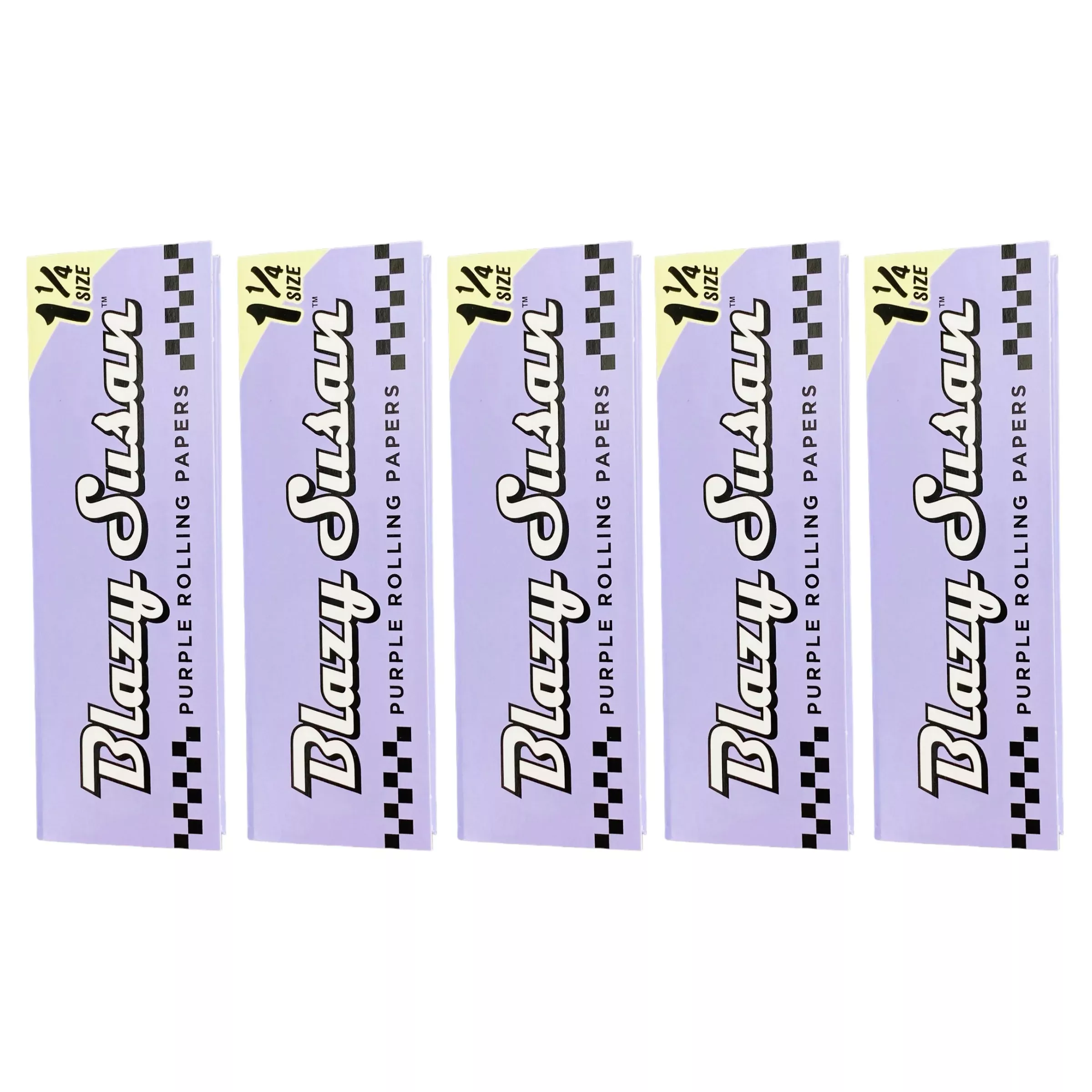 Blazy Susan Purple Rolling Papers 1-1/4″ 5-packs
