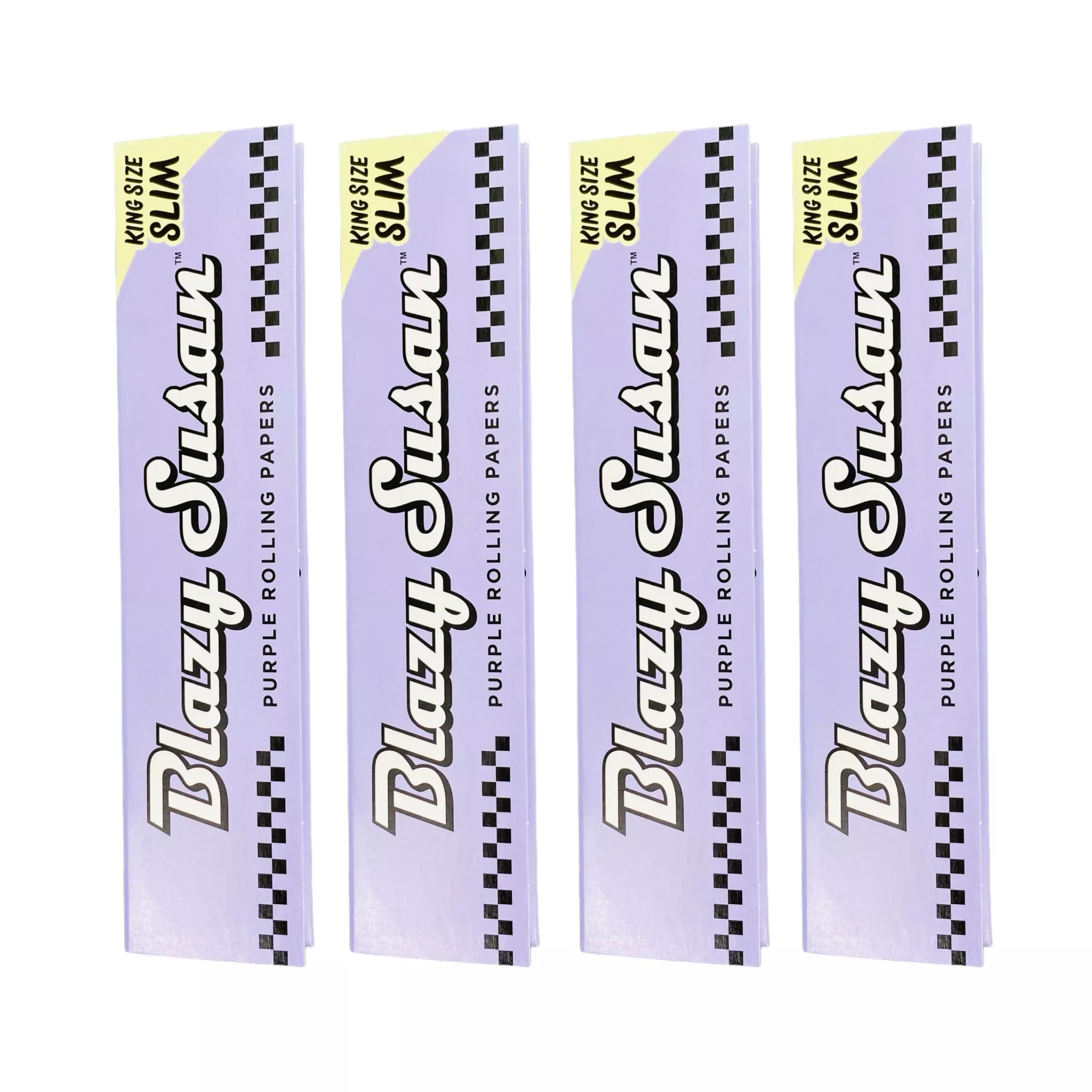 Blazy Susan Purple Rolling Papers King Size Slim 4-packs