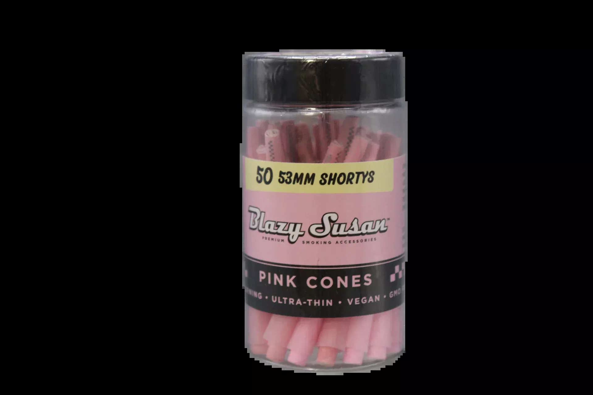Blazy Susan Shorty Pink Pre-Rolled Cones – 53mm