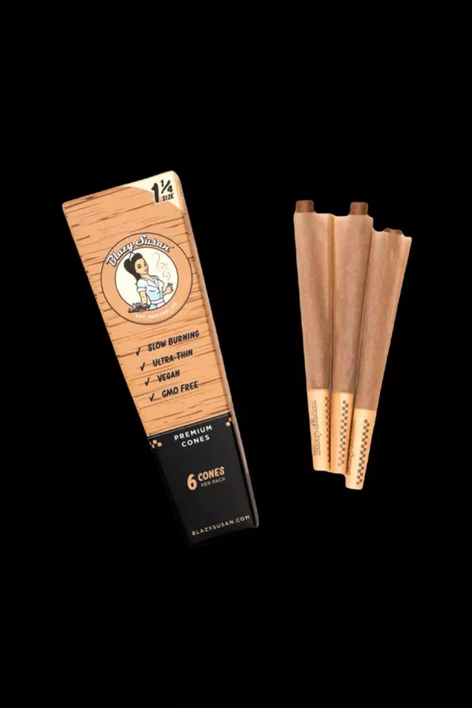 Blazy Susan Unbleached Paper Cones