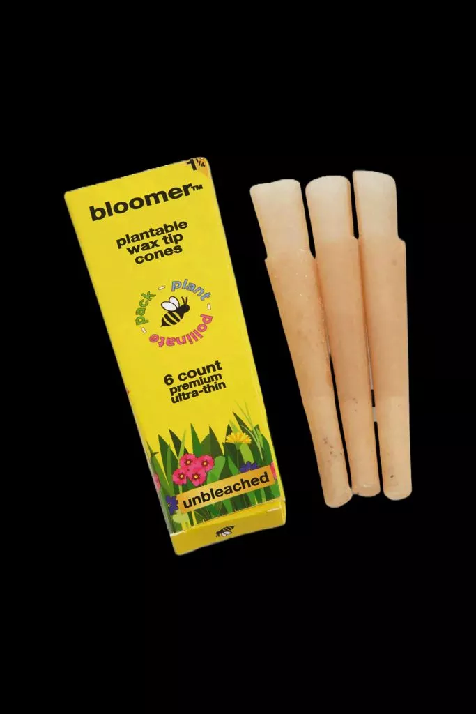Bloomer 1 1/4″ Unbleached Paper Cones