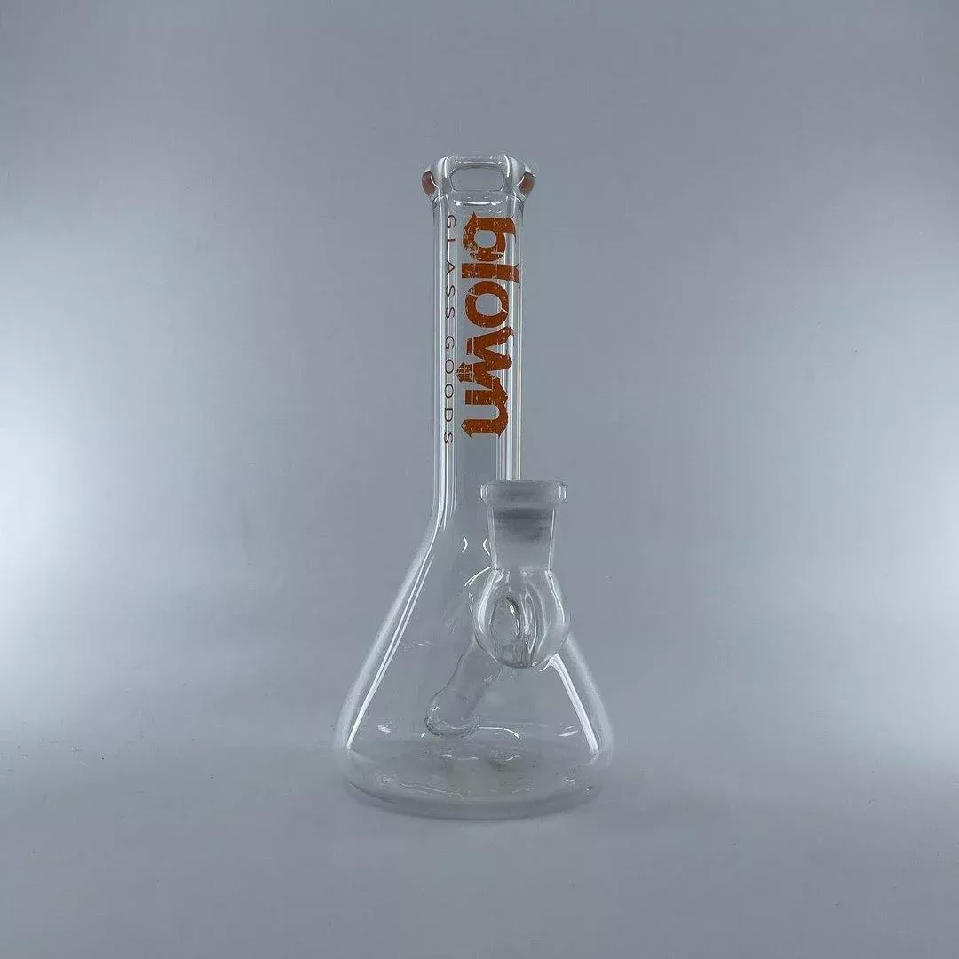 Blown Glass Backpacker Inline Banger Hanger Beaker – Compact 7-Inch Design