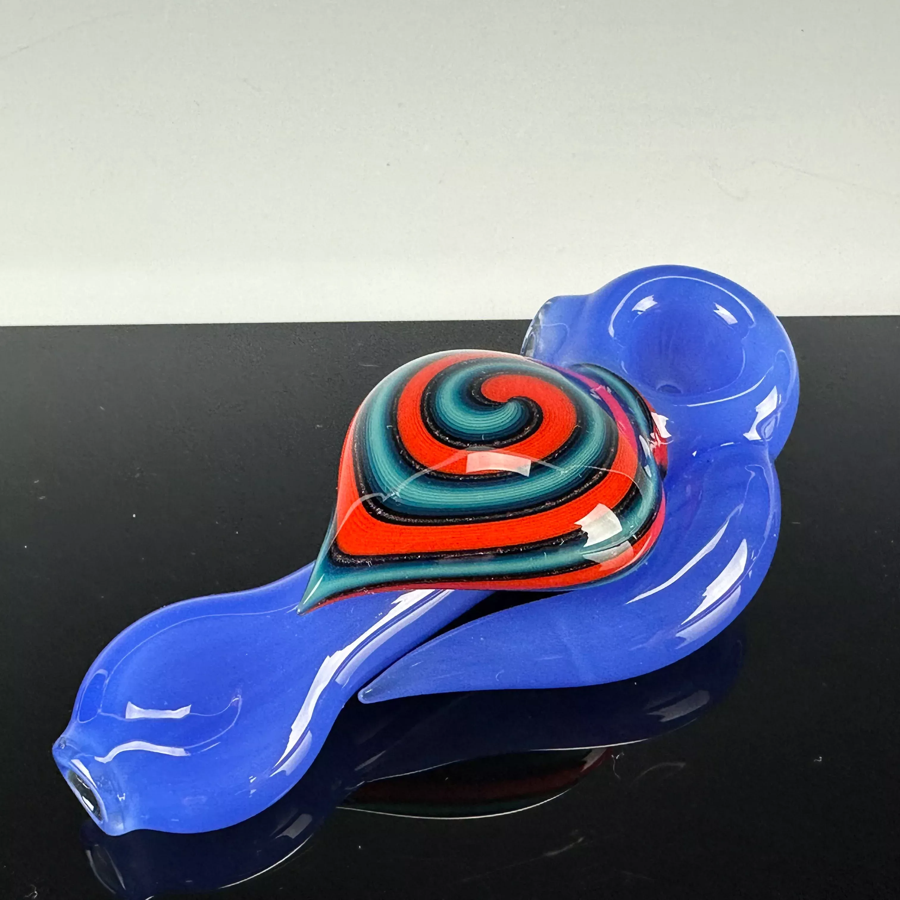 "Blue Cheese" Color Spoon by Vigil Glass