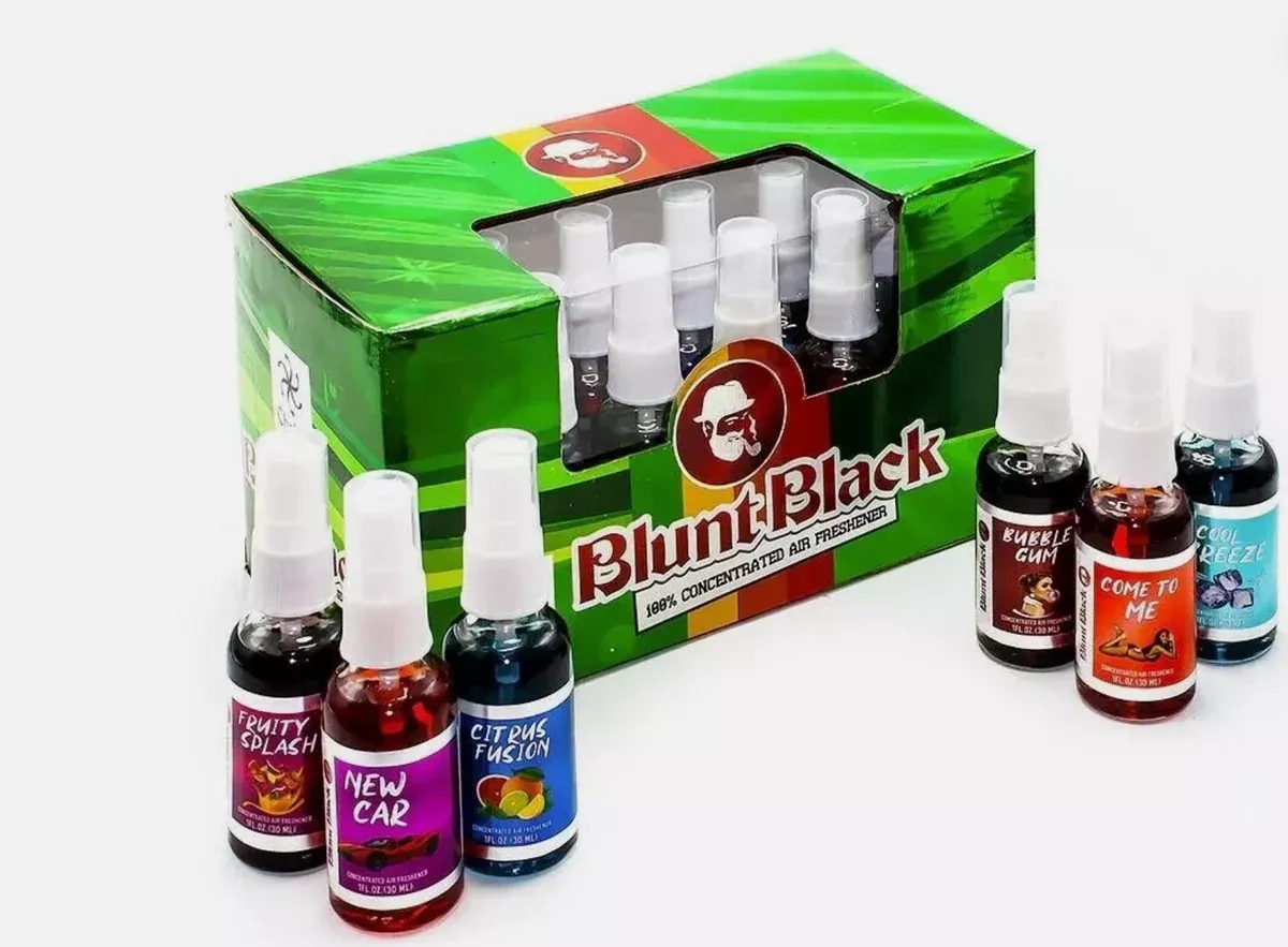 Blunt Black 100% Concentrated Air Freshener Spray (Assorted Scents)