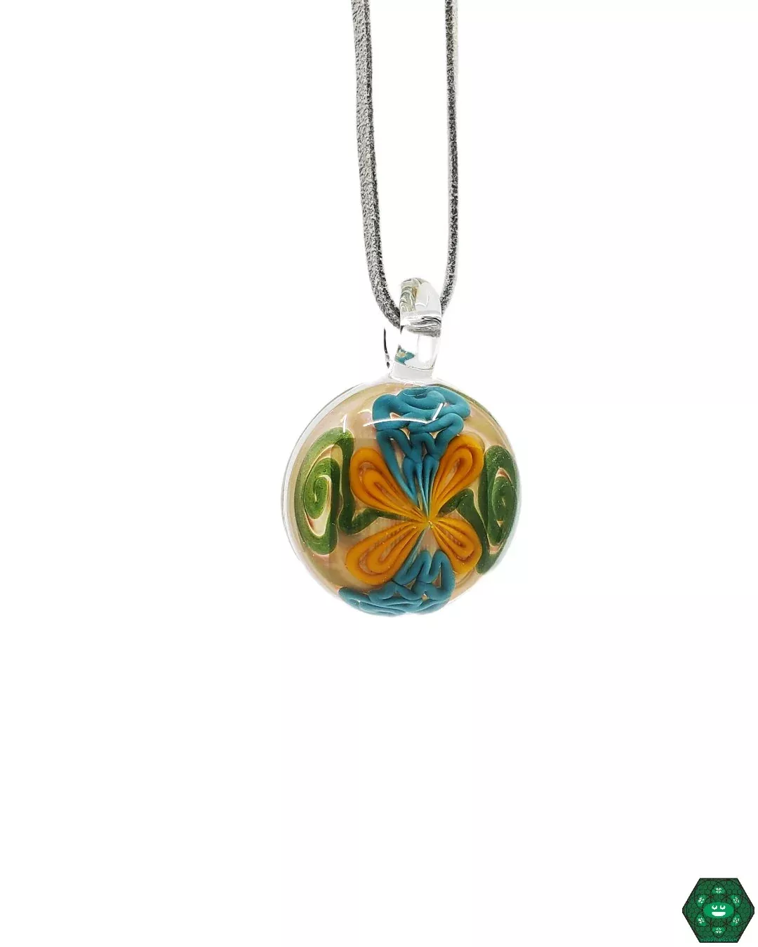 Boro Mojo Pendy - Unique Handcrafted Borosilicate Glass Pendant