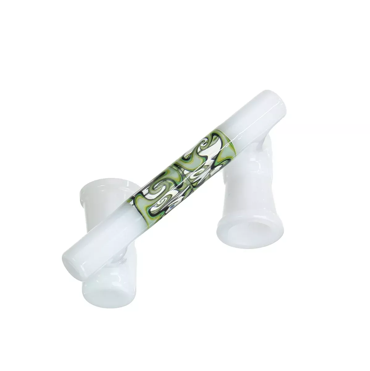 Boro Syndicate - Worked Low Rider Drop Down - 14mm Female - 14mm Female - White