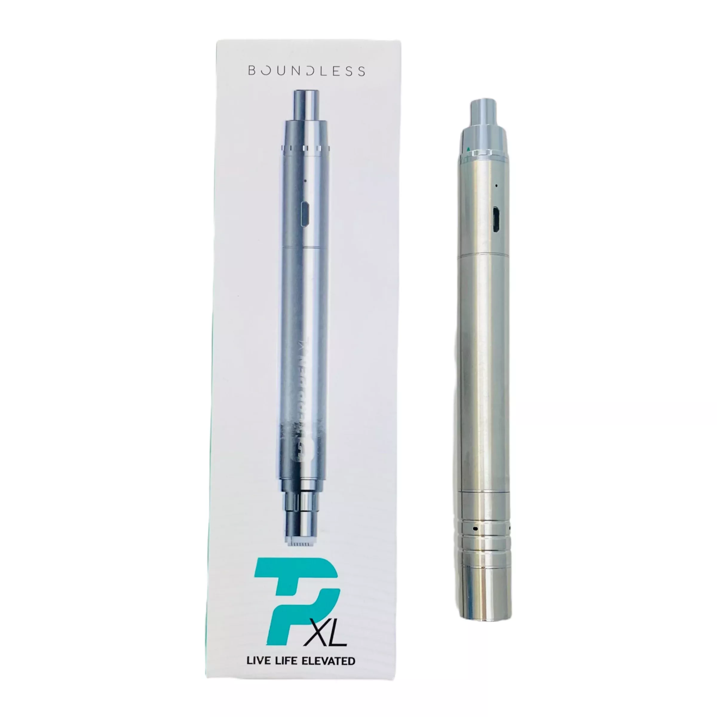 Boundless - Portable Terp Pen Wax Oil Vaporizer - XL Silver