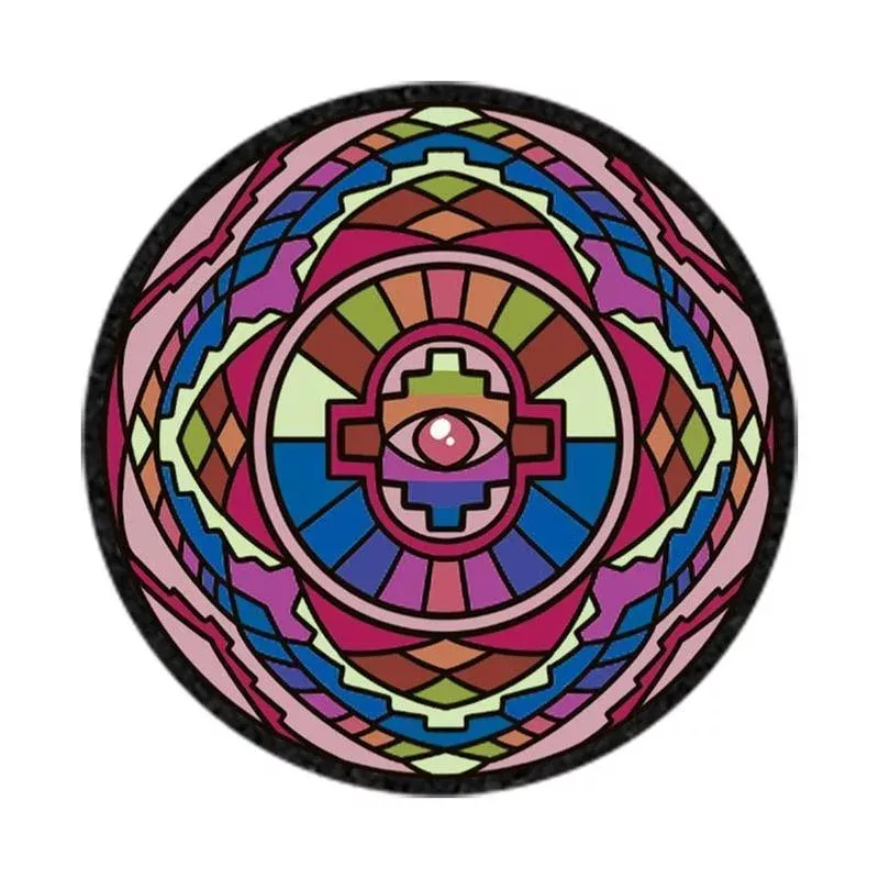 Brian Jacobson Aztec Eye Moodmat – Artistic Heat-Resistant Dab Mat
