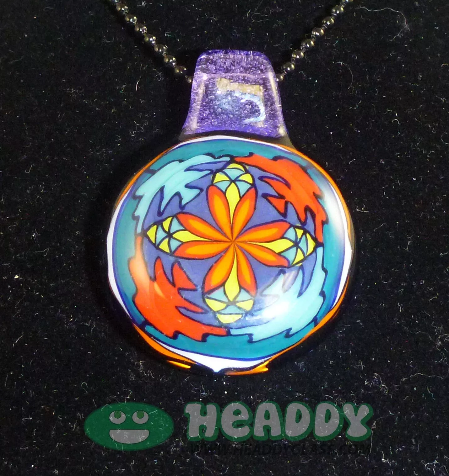 Brian Jacobson Pendant #2 - Handcrafted Glass Art Jewelry