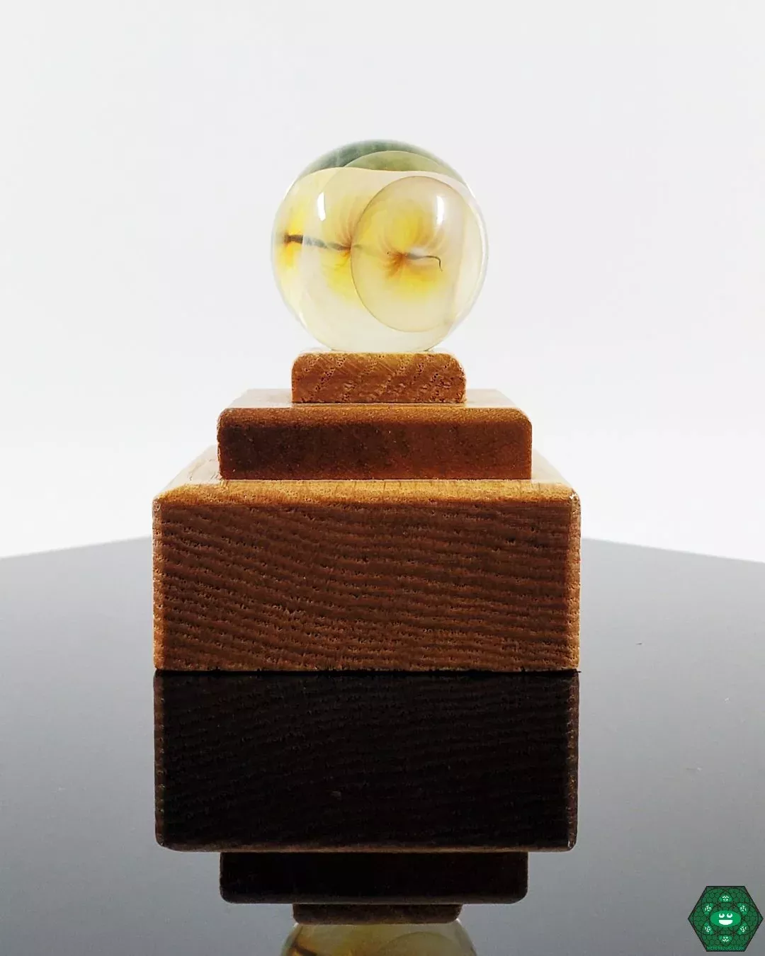 Brick Glass Fumed Marbles - Colorful Glass Accessories