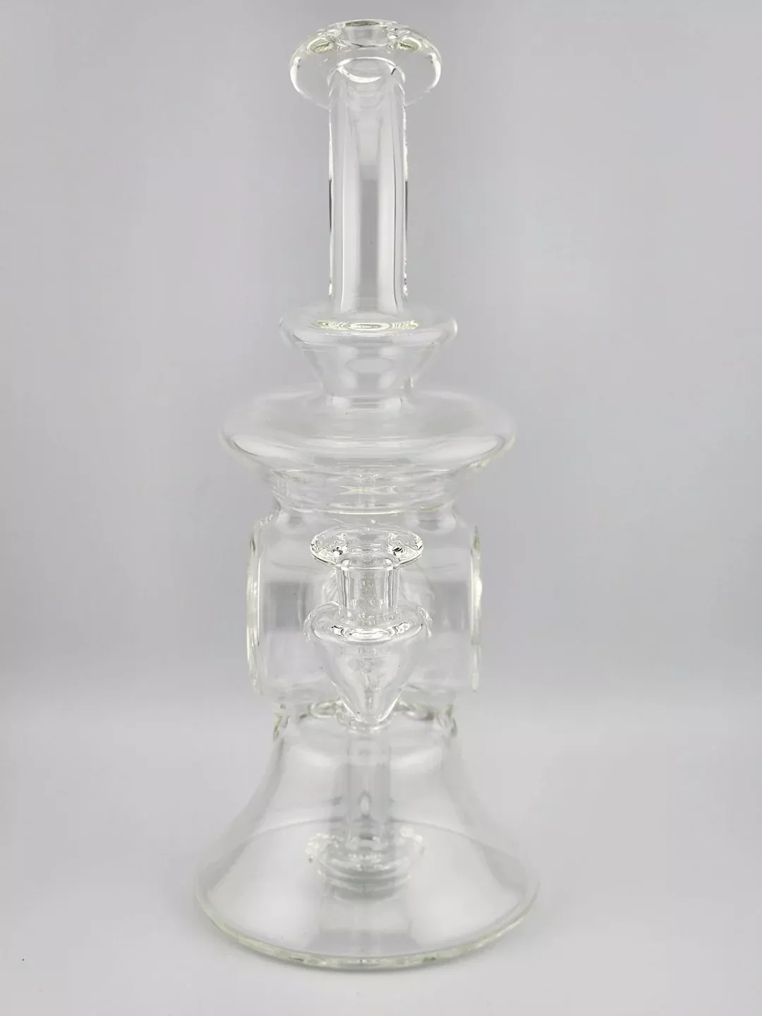Bro D Glass Hypogeum Recycler in Clear | Precision Filtration & Style