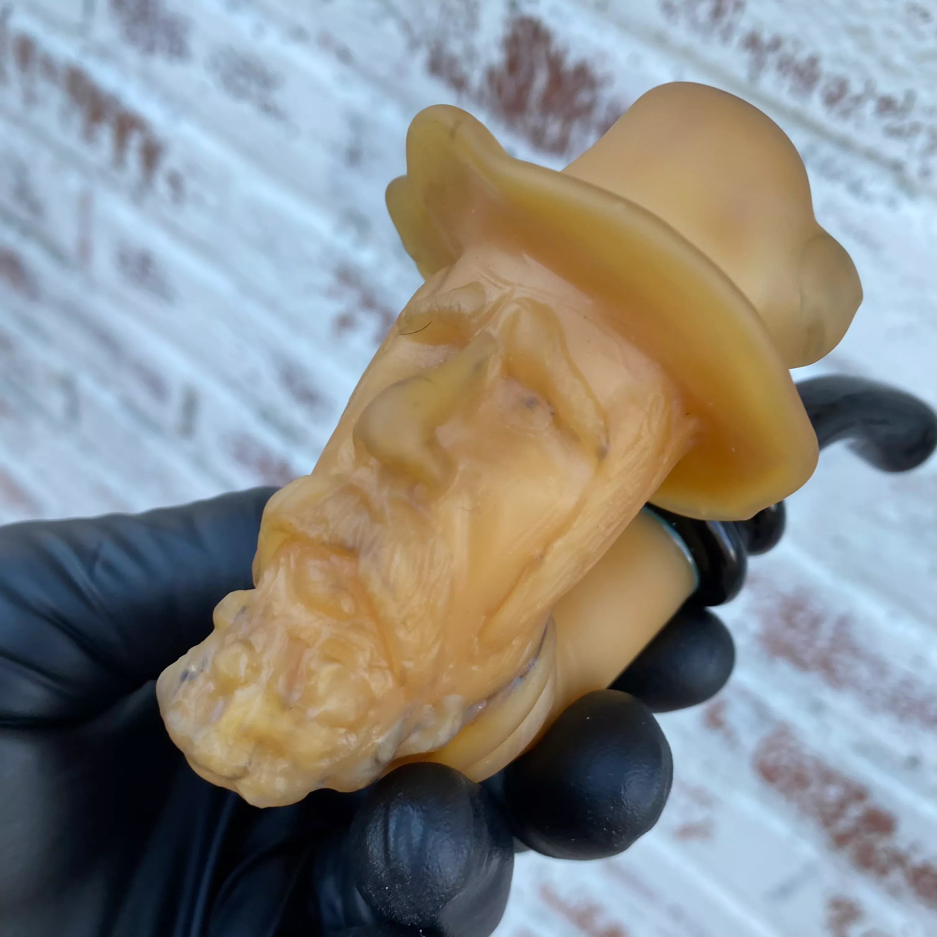Butter "Old TImer" #1 Sculpted Sherlock by JMass Glass