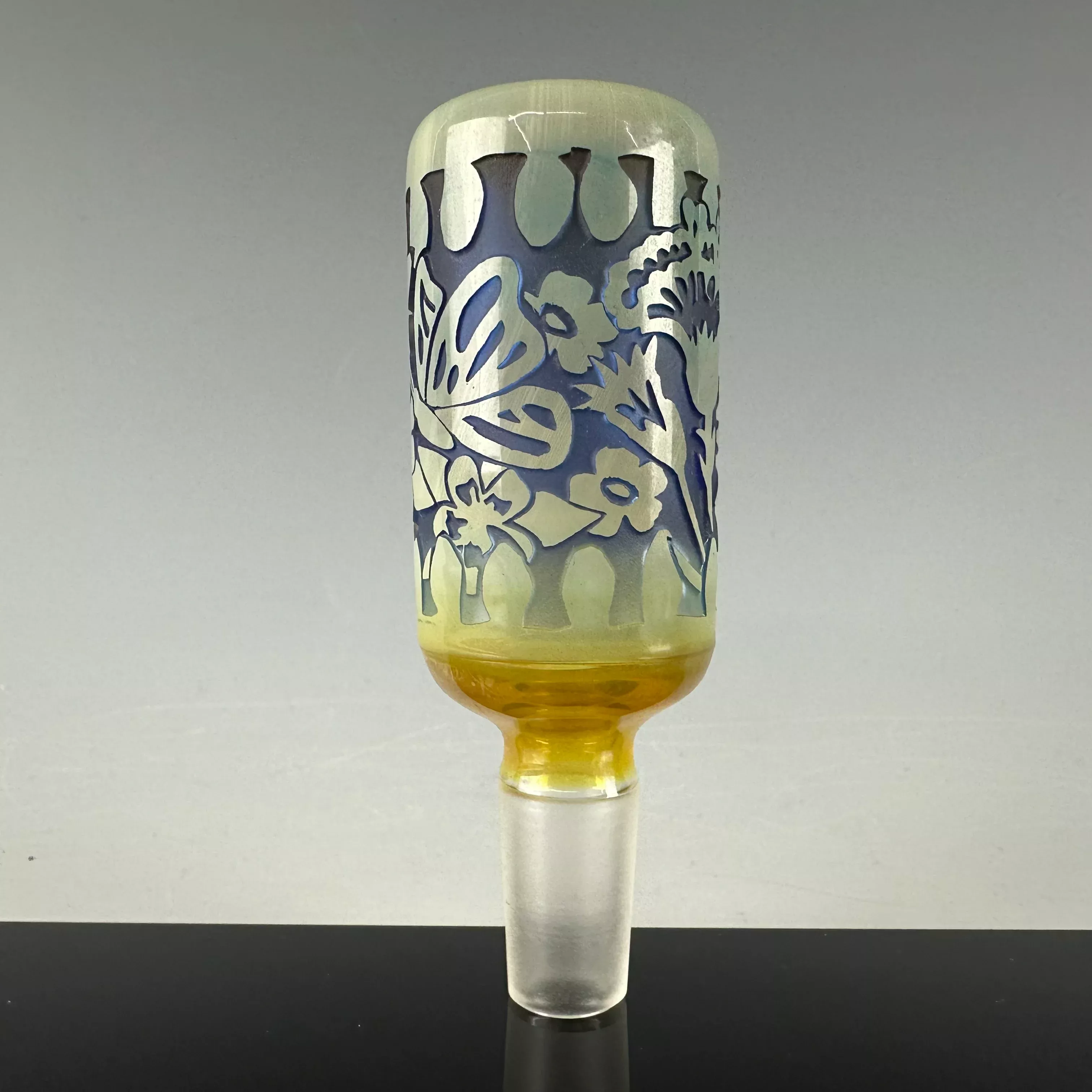 "Butterfly & Flowers" 14mm Slide by Liberty 503