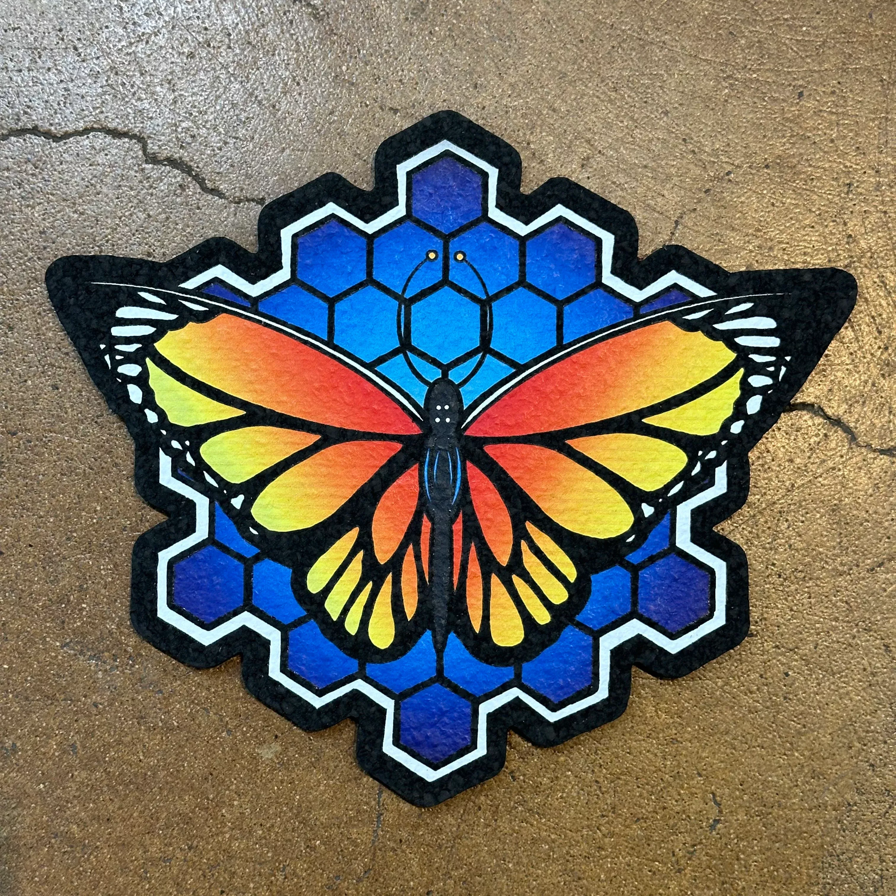 "Butterfly" from Windstar Glass X Mood Mats