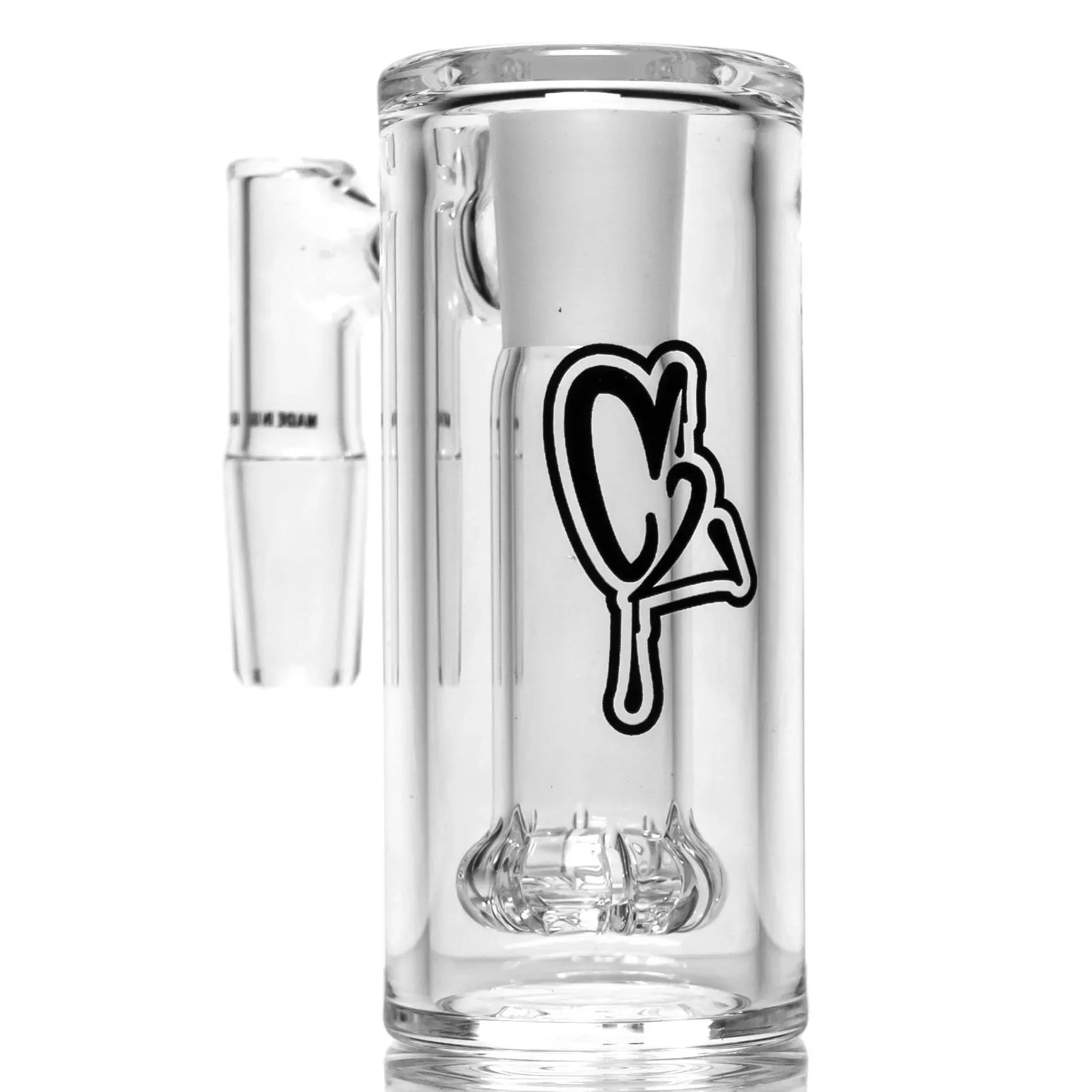 C2 Custom C. - Ashcatcher - 14 /14mm - Circ - Black Drip - Polished
