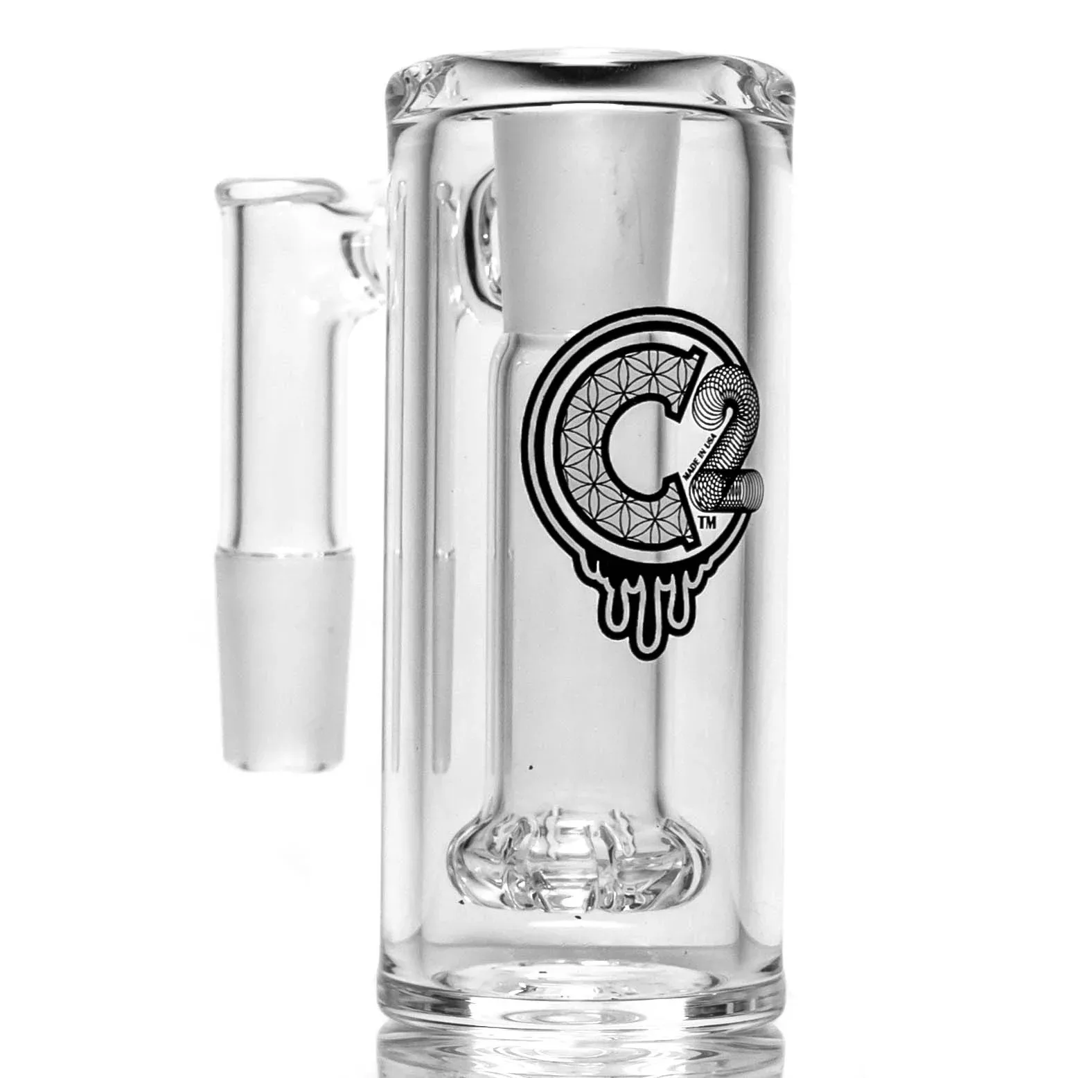 C2 Custom C. - Ashcatcher - 14 /14mm - Circ - White Seed Label