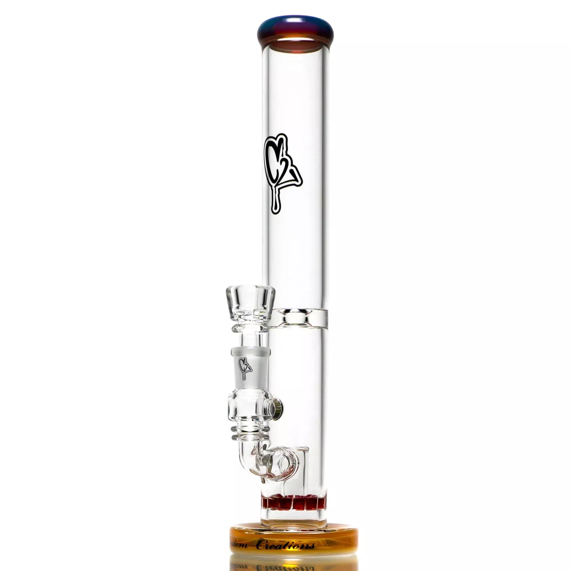 C2 Custom C. - Ratchet Straight - 38mm - Amber Purple Accents