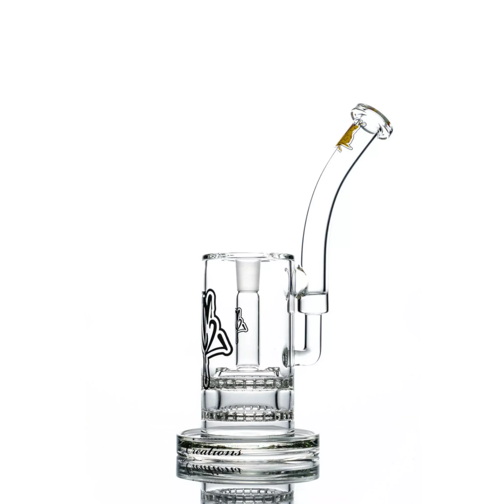 C2 Custom Creations Bubbler Water PipeBRB-65 Double Ratchet Perc