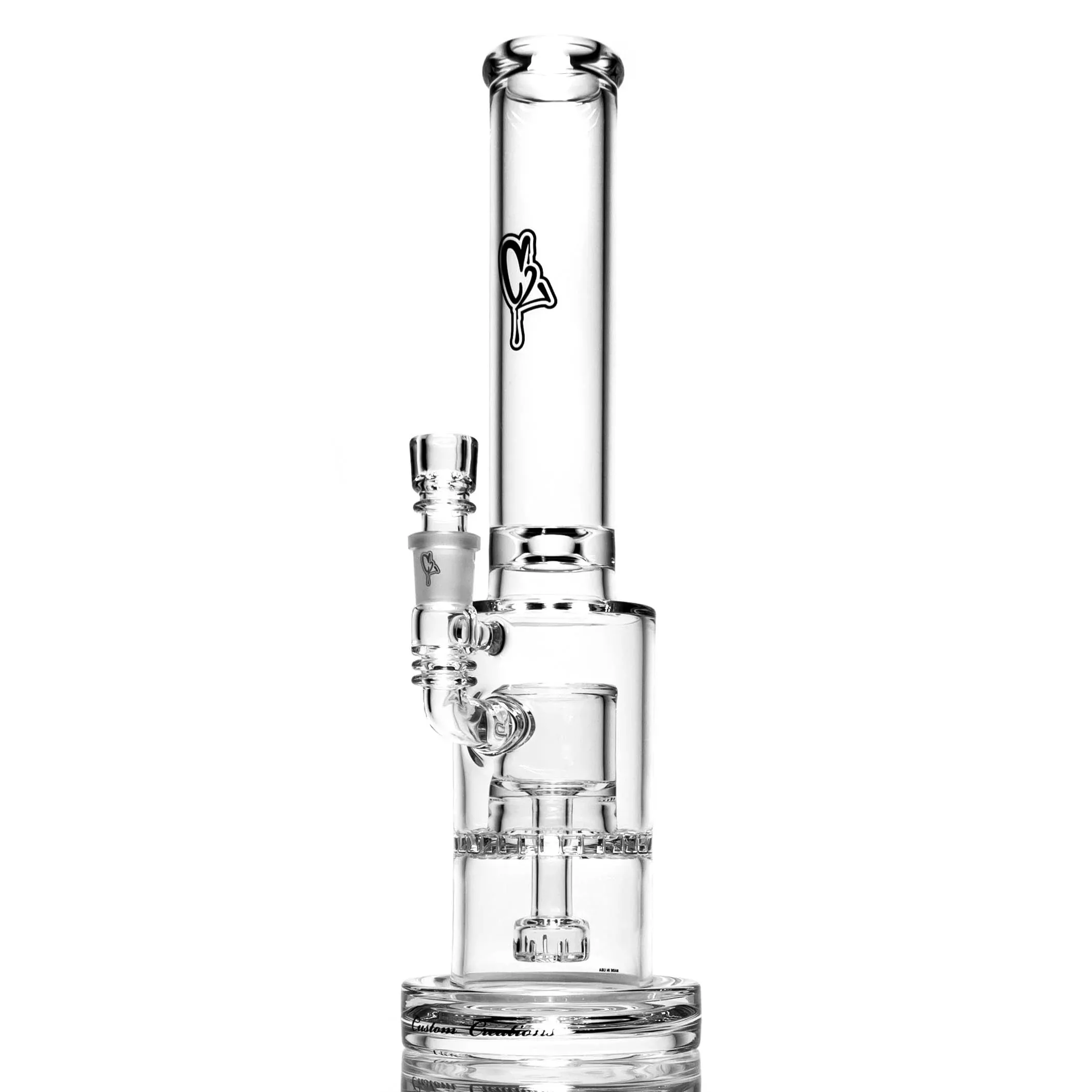 C2 Custom Creations - Fixed Shower Ratchet Tube - 80mm - Black Drip Label