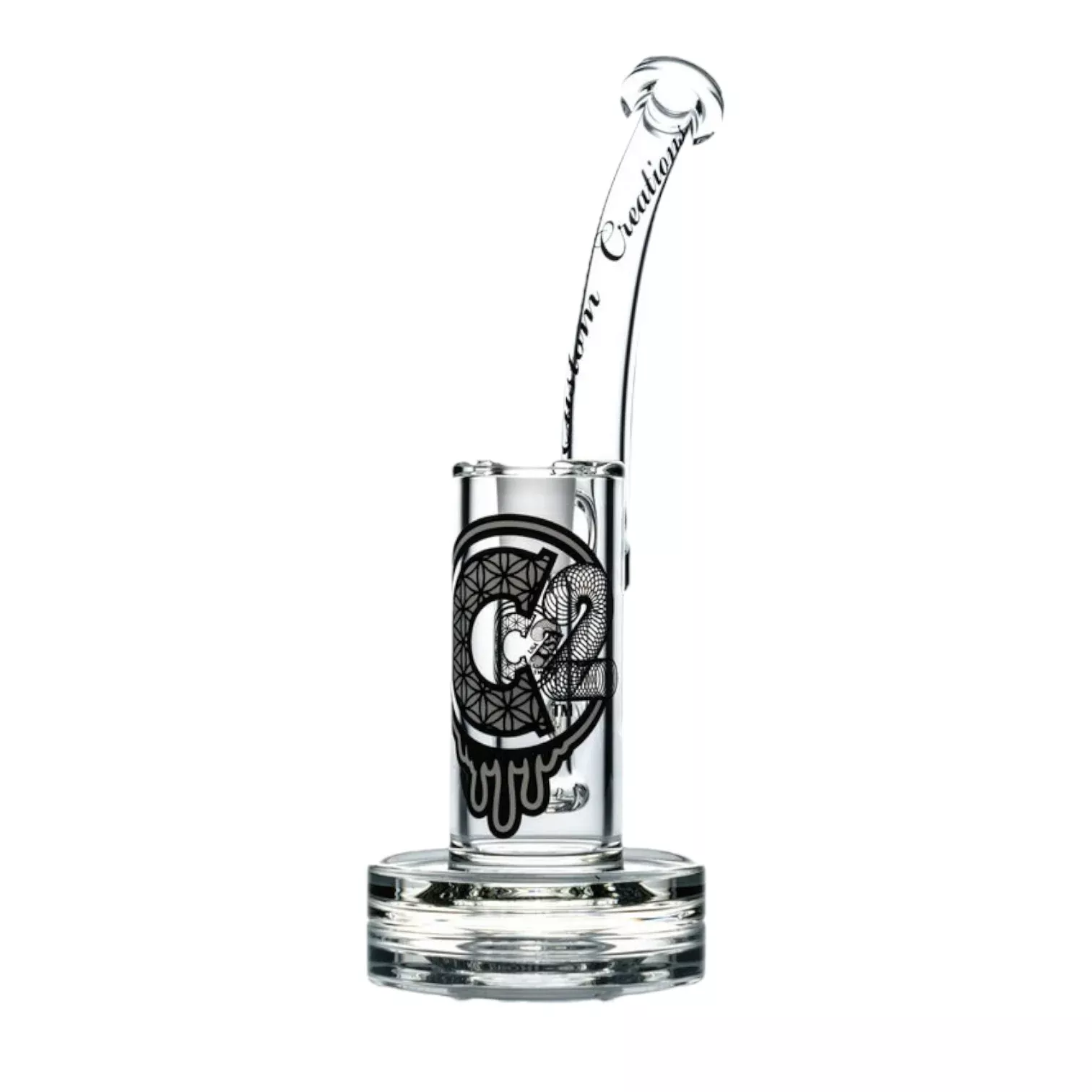 C2 Custom Creations Mini Bubbler Water Pipe BRB-1 Mini Showerhead Perc