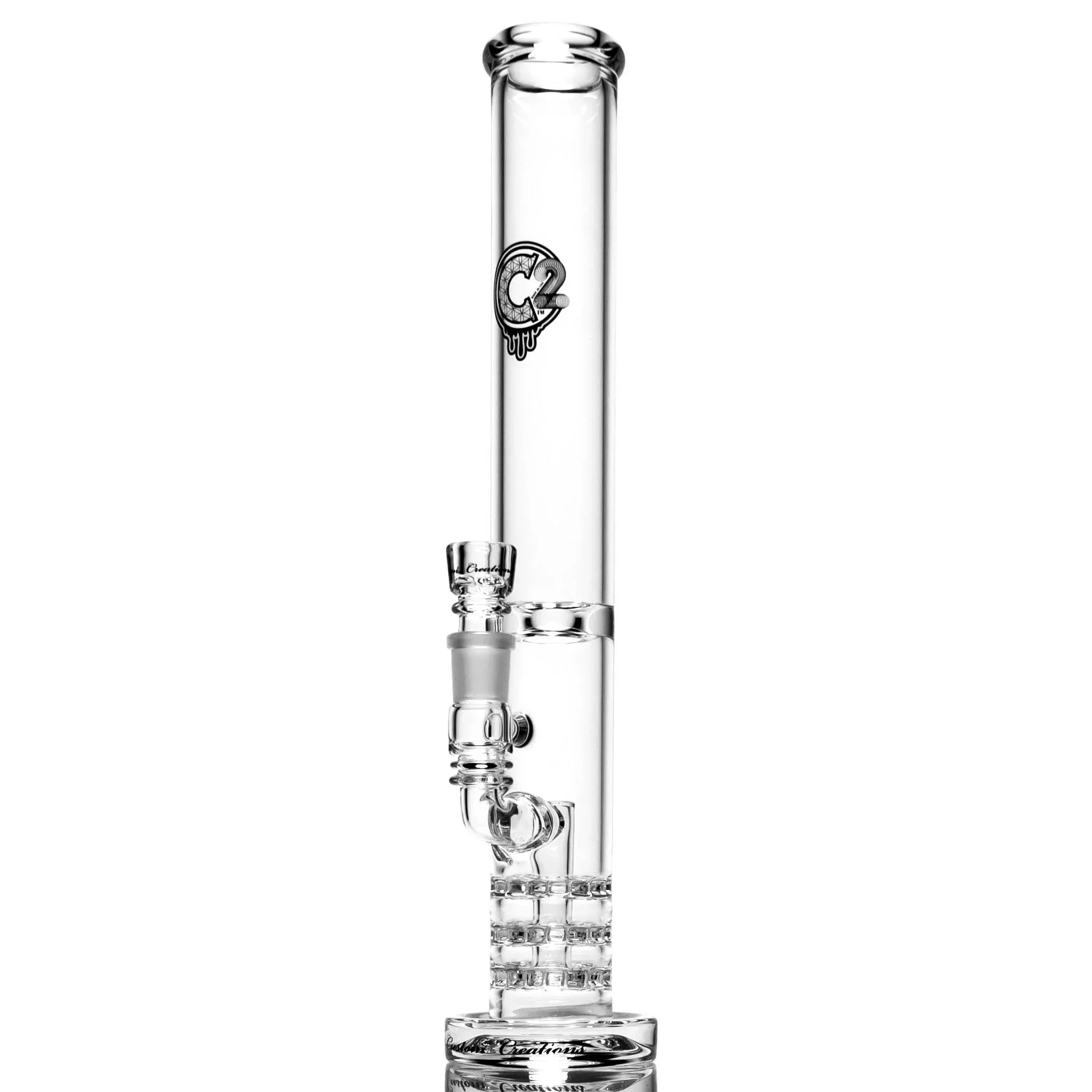 C2 Custom Creations - Triple Ratchet Straight - 50mm - White Seed Label
