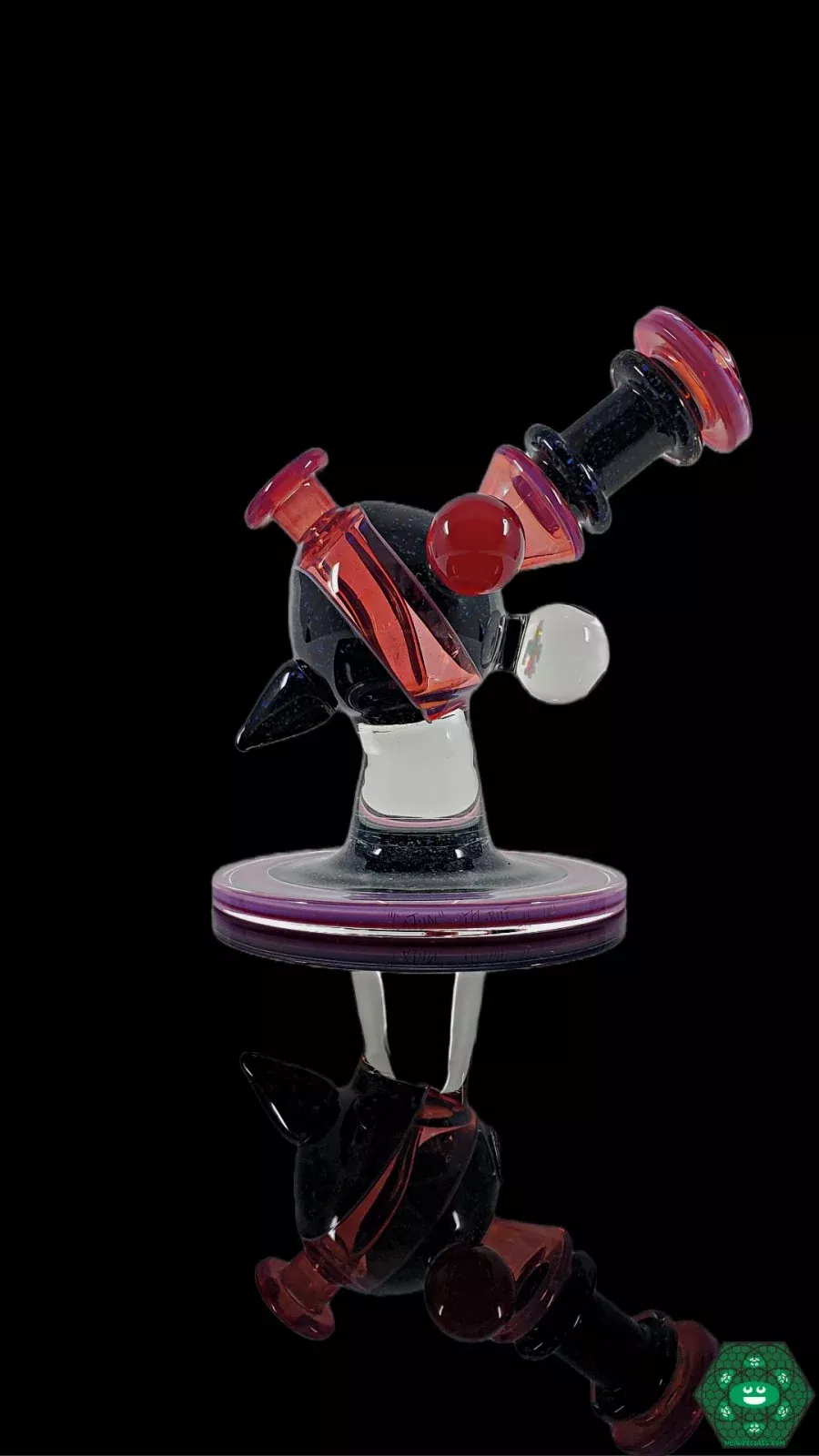 Cajun Glass Telemagenta Crushed Opal Heliosphere