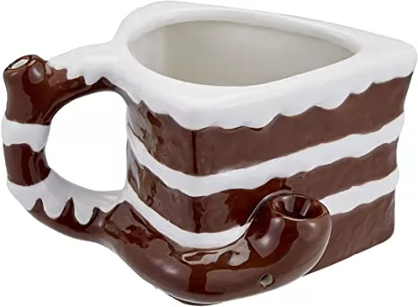 Cake Ceramic Pipe Mug – Premium Roast & Toast Coffee Cup