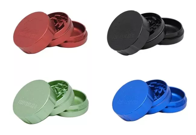 Cali Crusher 2.0 3-Piece Grinder - Durable Aluminum Grinder, Assorted Colors