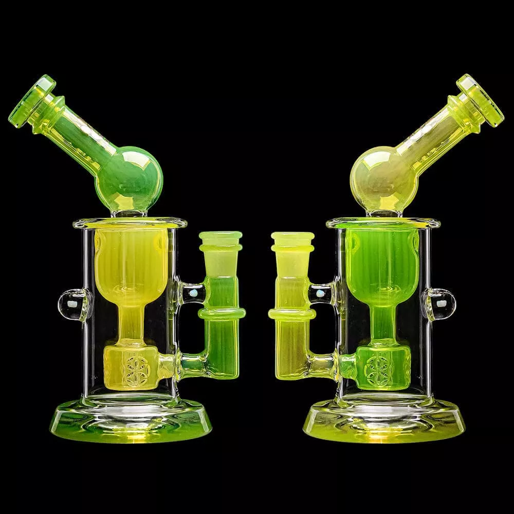 Calibear Kickback Torus Incycler Encased Two Opals W/ Seed of Life Perc