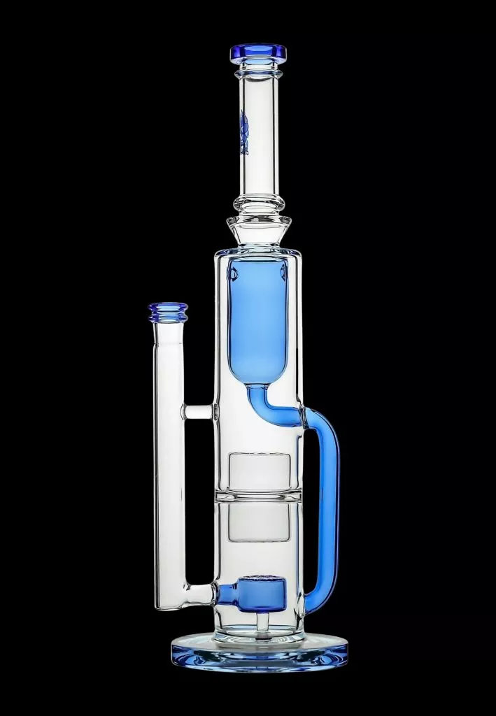 Calibear Pillar Flower Of Life Klein Bong