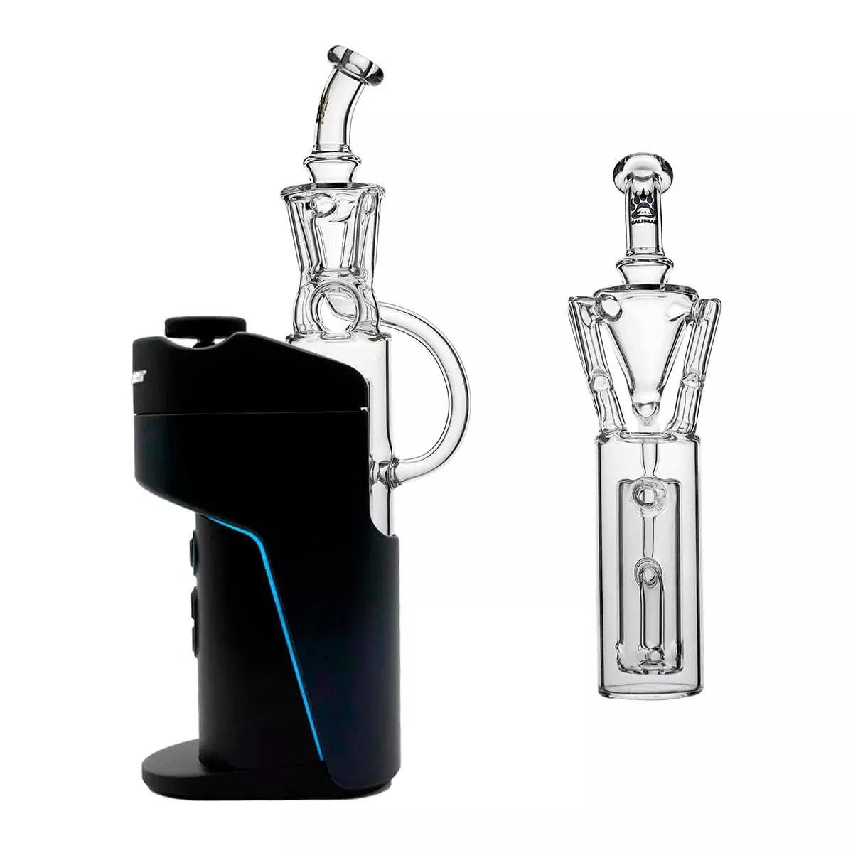 Calibear Quad Recycler Glass Attachment for Dr. Dabber Switch Go