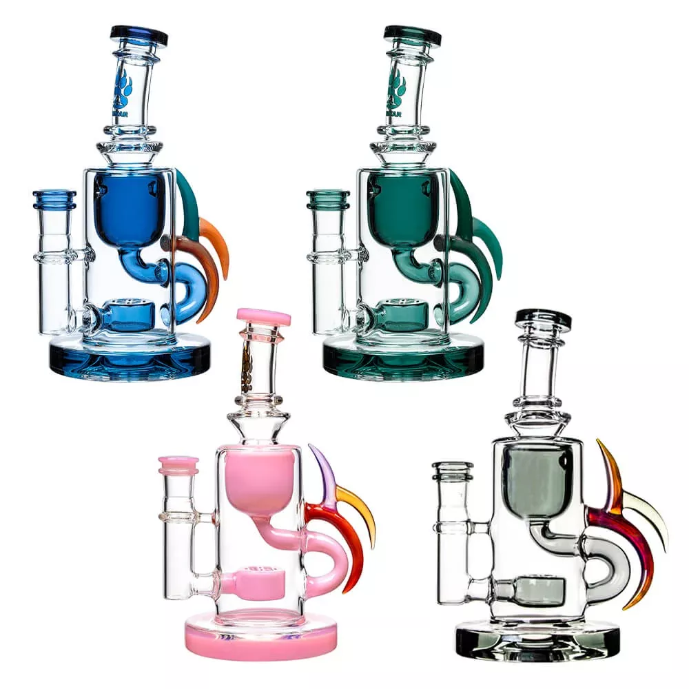 Calibear Ribbing Horn Klein Dab Rig with Seed of Life Perc