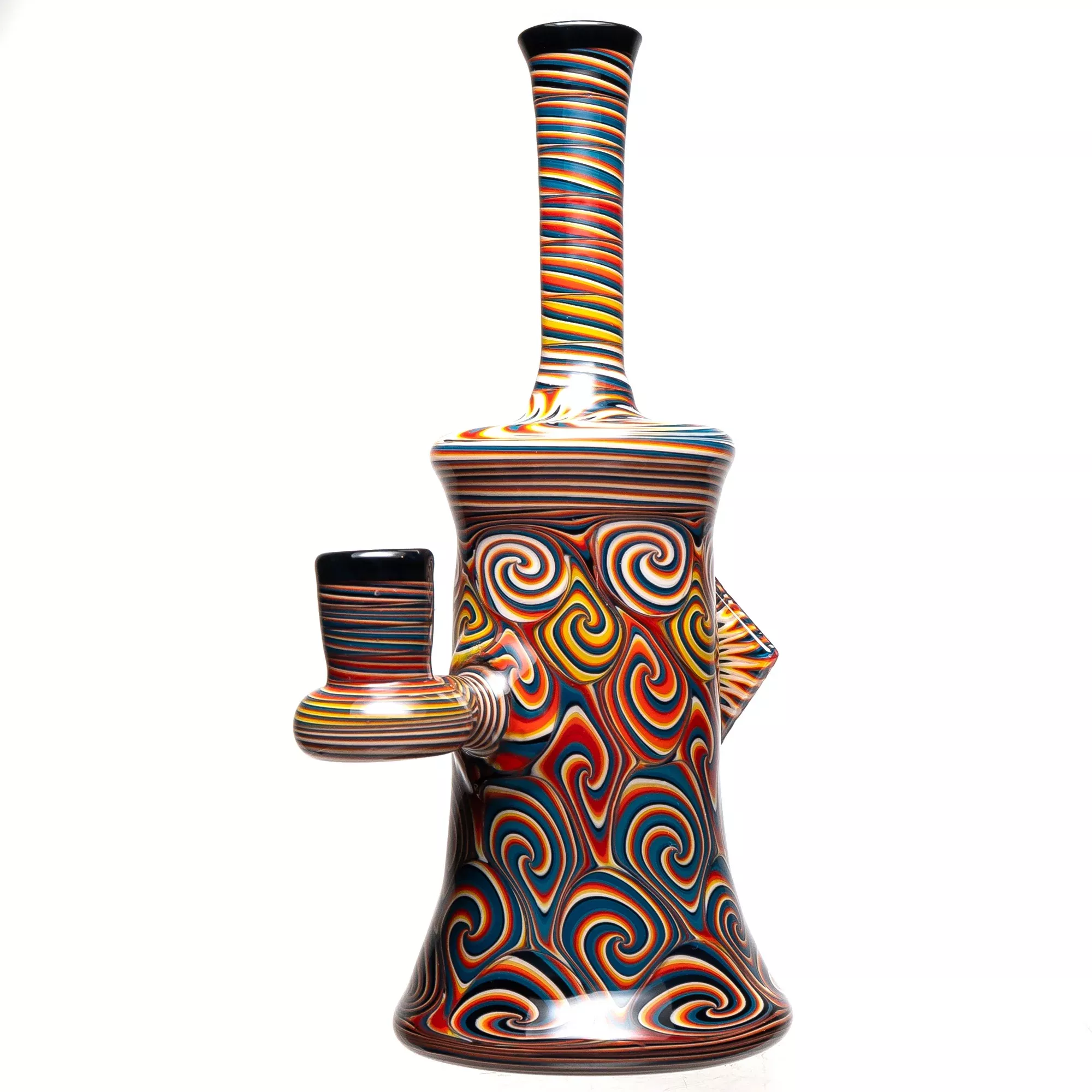 Cameron Burns - Worked Jammer Tube - Fire & Blue w / Black