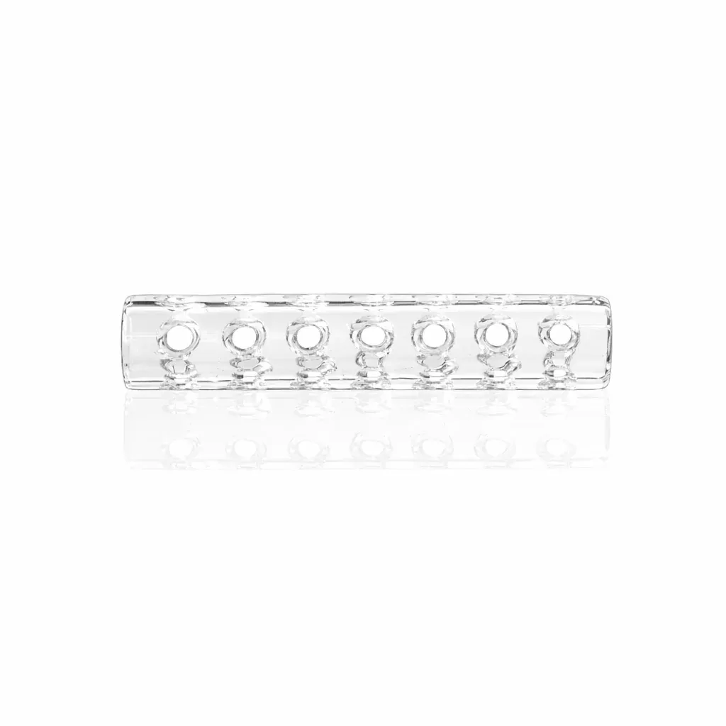 Campfire Quartz - 6x30mm - Quartz Hollow Pillar - Holes